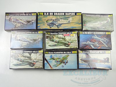 Lot 202 - A group of 1:72 scale unbuilt plastic military...