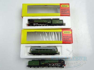 Lot 214 - A group of MINITRIX N gauge locomotives...