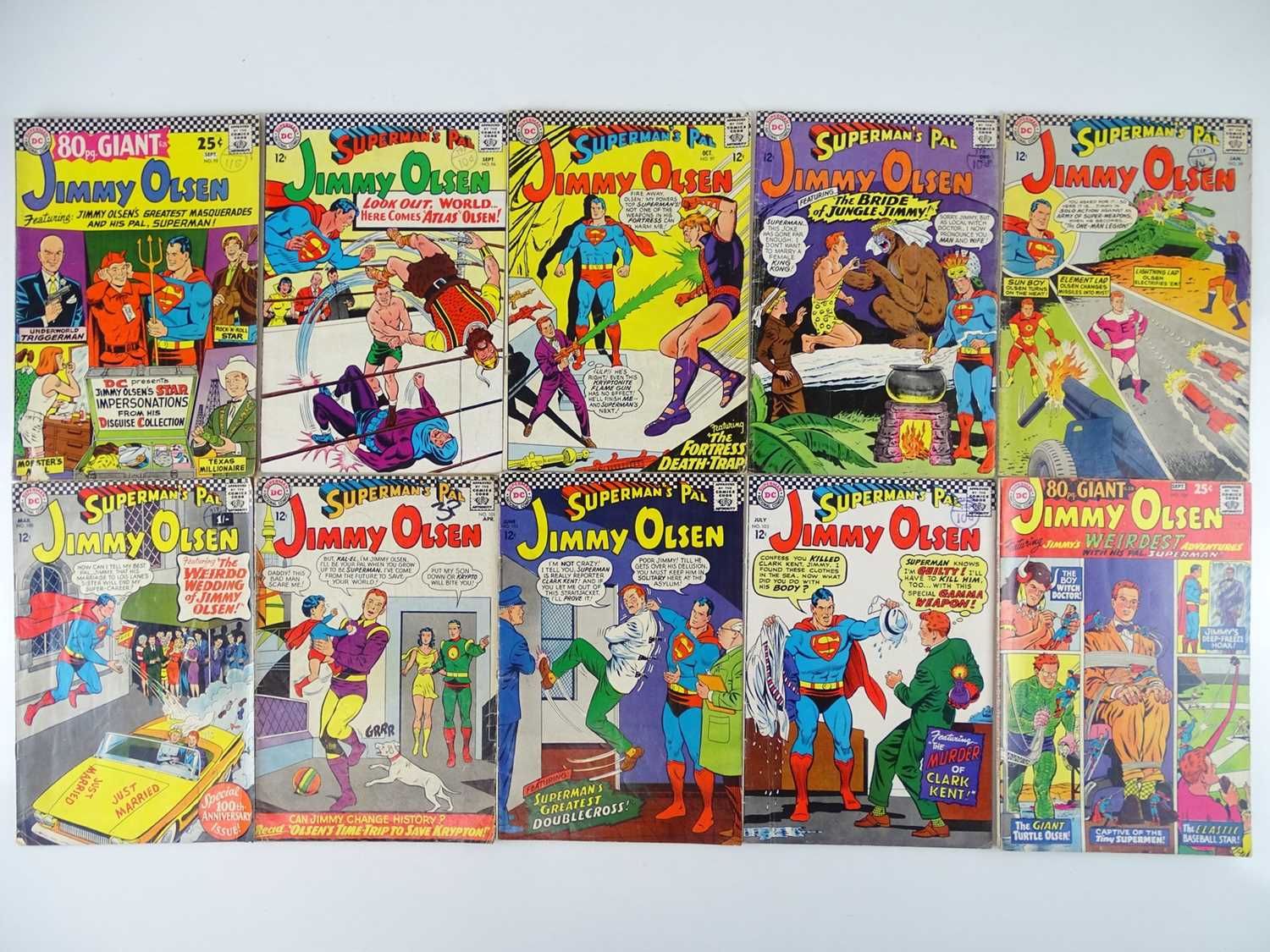Lot 508 - SUPERMAN'S PAL JIMMY OLSEN #95, 96, 97, 98, 99,...