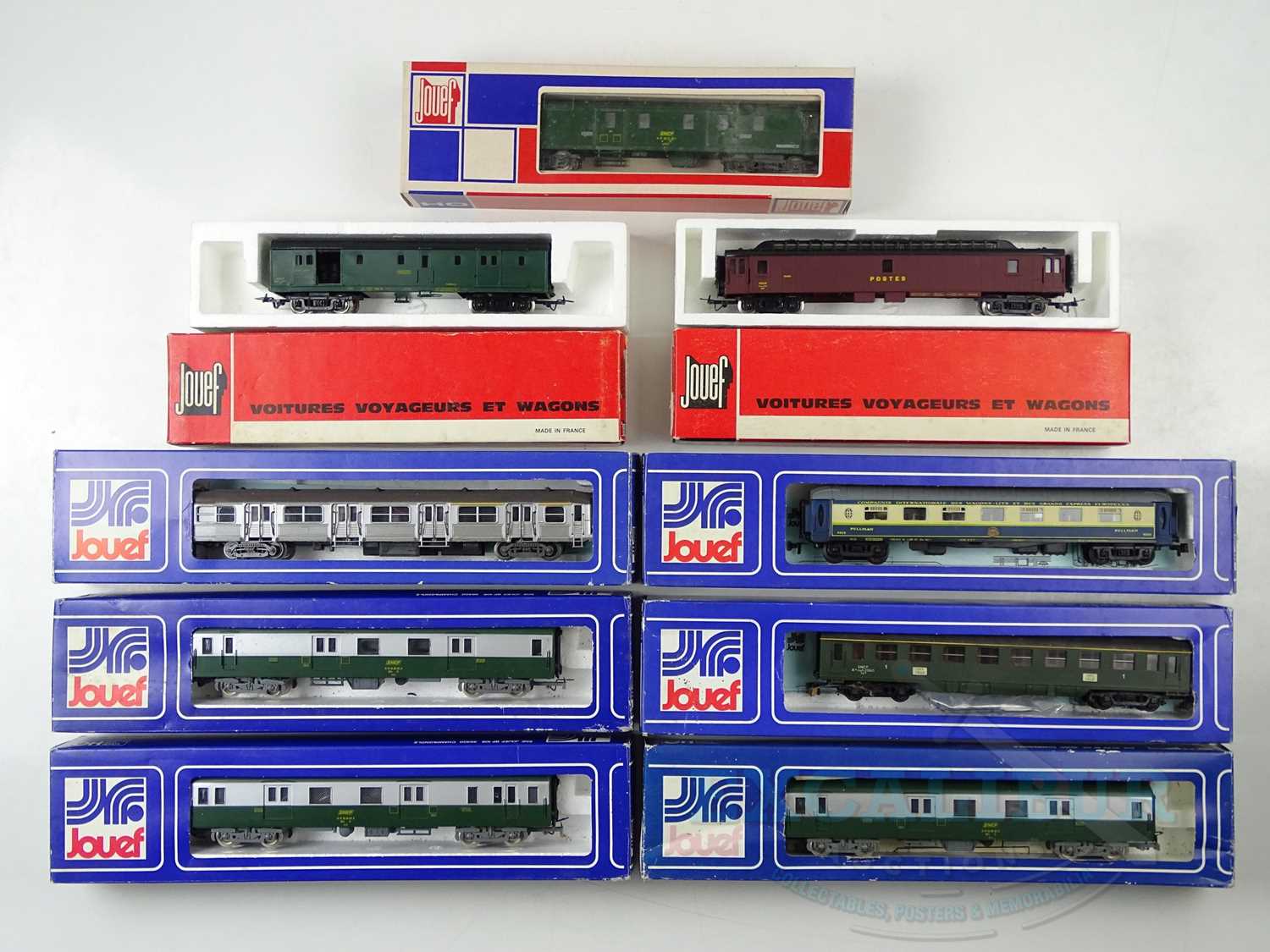 Lot 247 - A group of JOUEF HO gauge French outline...