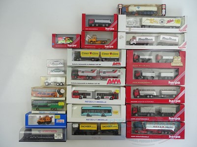 Lot 266 - A quantity of HO gauge lorry and bus models by...