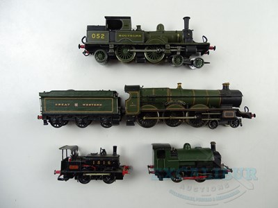 Lot 287 - A group of kit built OO gauge brass/whitemetal...