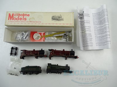 Lot 290 - A group of kit built OO gauge brass/whitemetal...