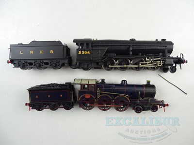 Lot 291 - A pair of kit built OO gauge brass/whitemetal...