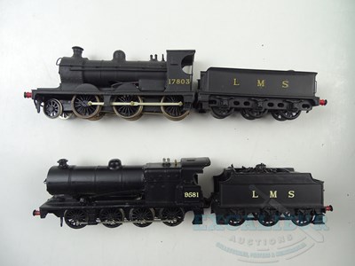 Lot 292 - A pair of kit built OO gauge brass/whitemetal...