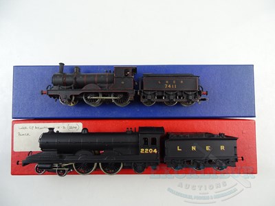 Lot 293 - A pair of kit built OO gauge brass/whitemetal...