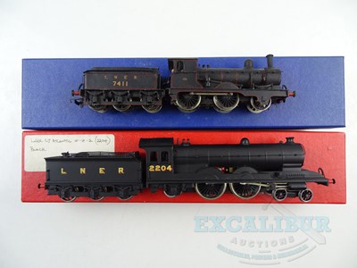 Lot 293 - A pair of kit built OO gauge brass/whitemetal...