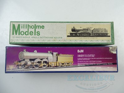 Lot 295 - A pair of OO gauge unbuilt brass/whitemetal...