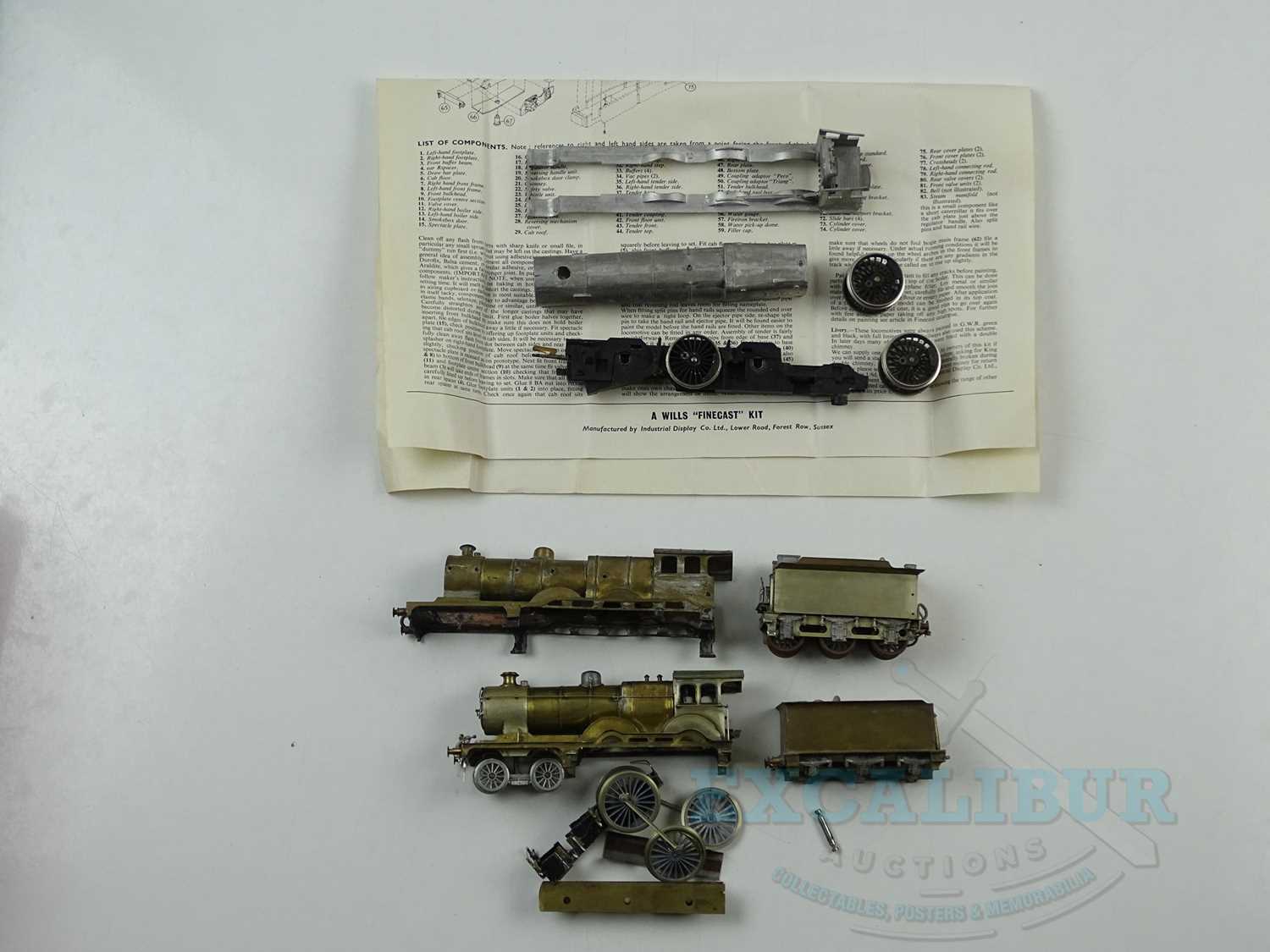 Lot 296 - A group of OO gauge part built...