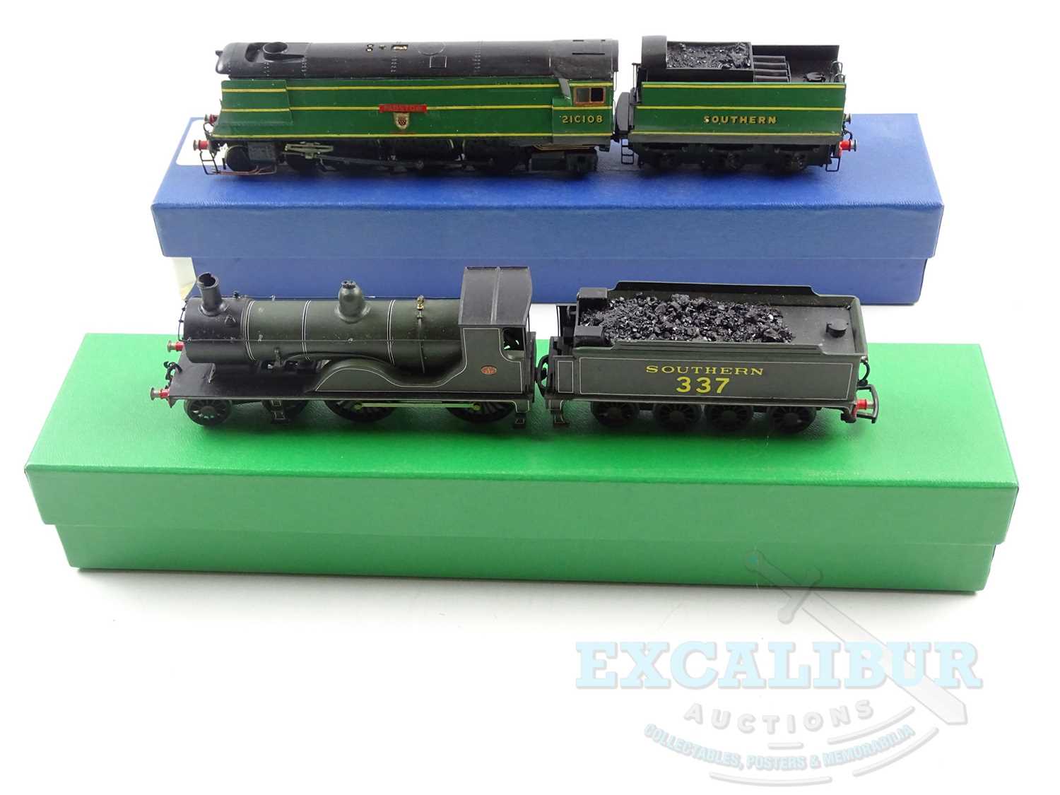 Lot 301 - A pair of OO gauge kitbuilt steam locomotives...