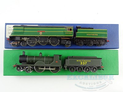 Lot 301 - A pair of OO gauge kitbuilt steam locomotives...