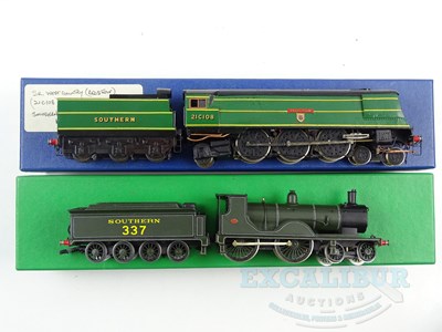 Lot 301 - A pair of OO gauge kitbuilt steam locomotives...