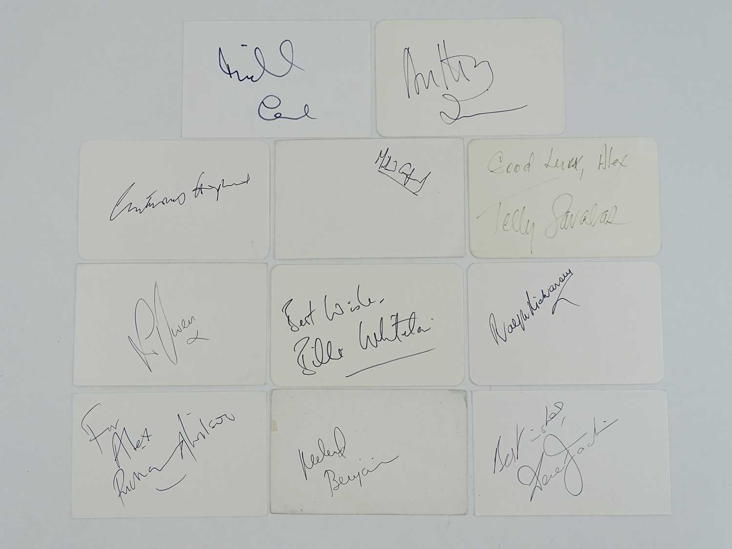 Lot 257 - STARS OF THE SCREEN: A mixed group of signed...