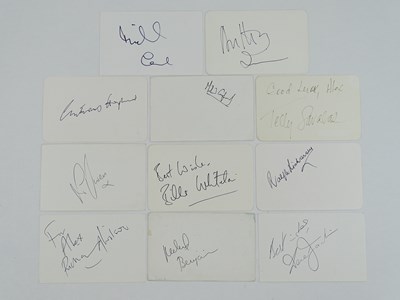 Lot 257 - STARS OF THE SCREEN: A mixed group of signed...