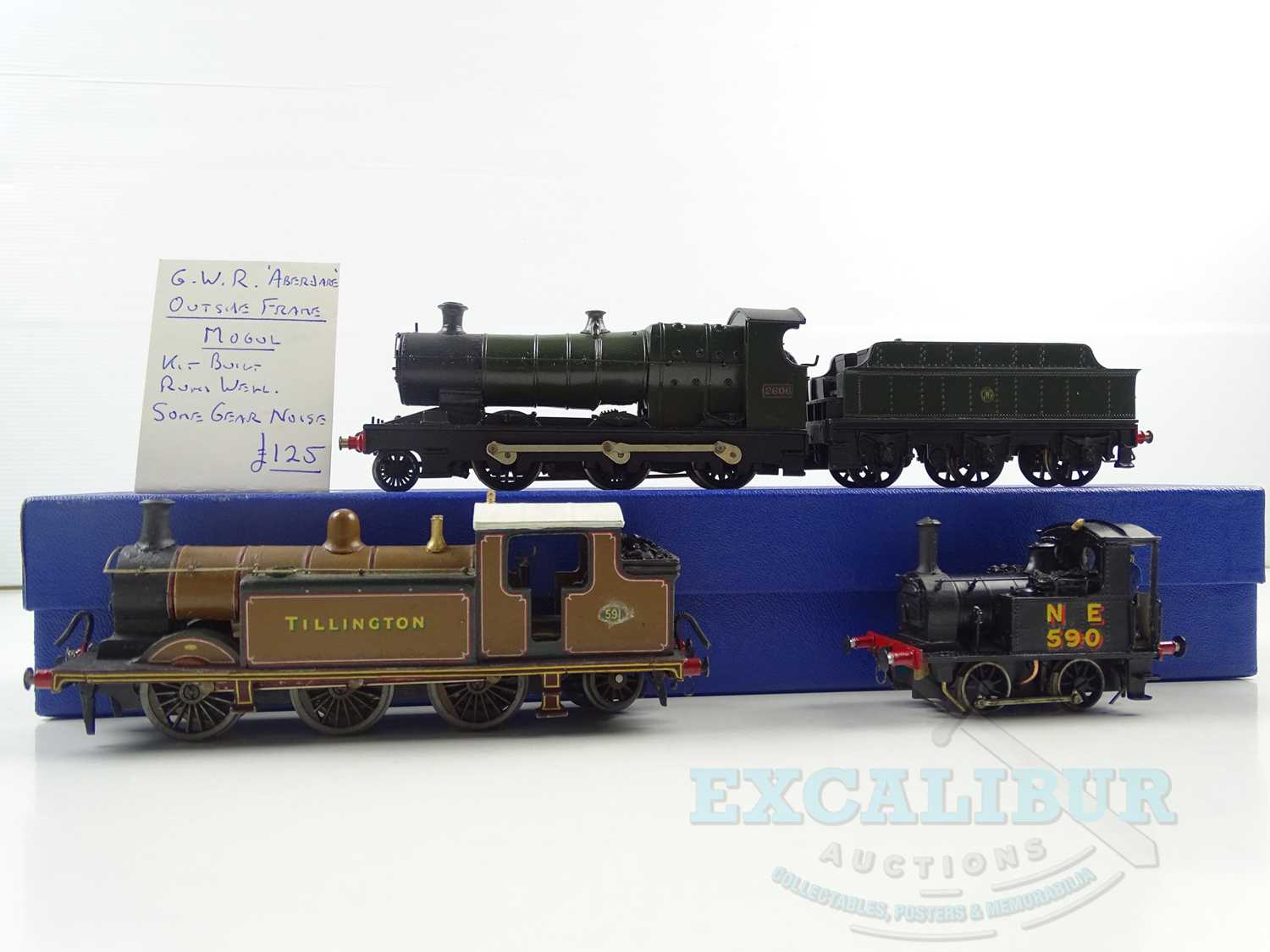 Lot 309 - A group of kitbuilt OO gauge brass/whitemetal...