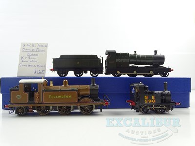 Lot 309 - A group of kitbuilt OO gauge brass/whitemetal...