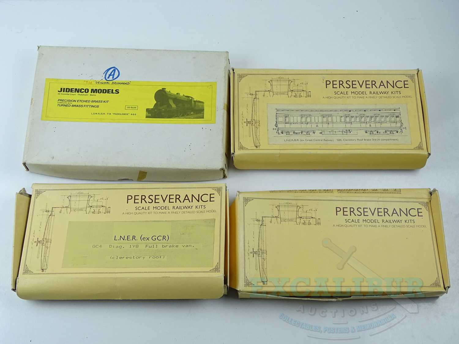 Lot 312 - A group of unbuilt OO gauge brass kits by...