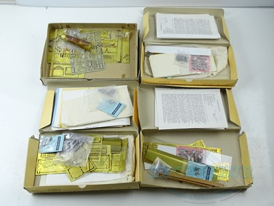 Lot 312 - A group of unbuilt OO gauge brass kits by...