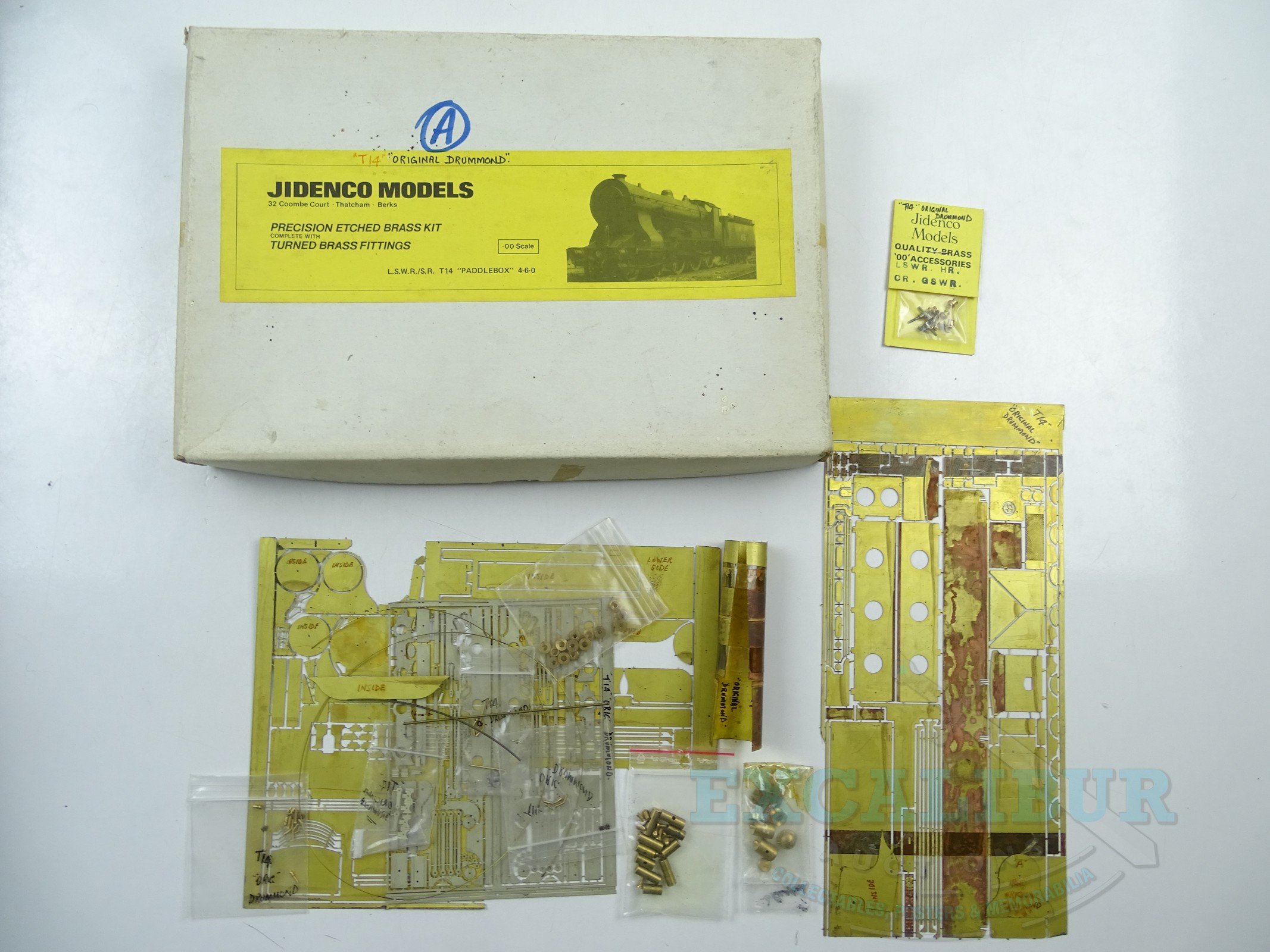 Lot 312 A group of unbuilt OO gauge brass kits by