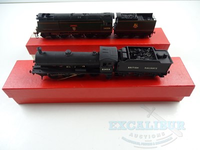 Lot 313 - A pair of OO gauge kitbuilt brass/whitemetal...