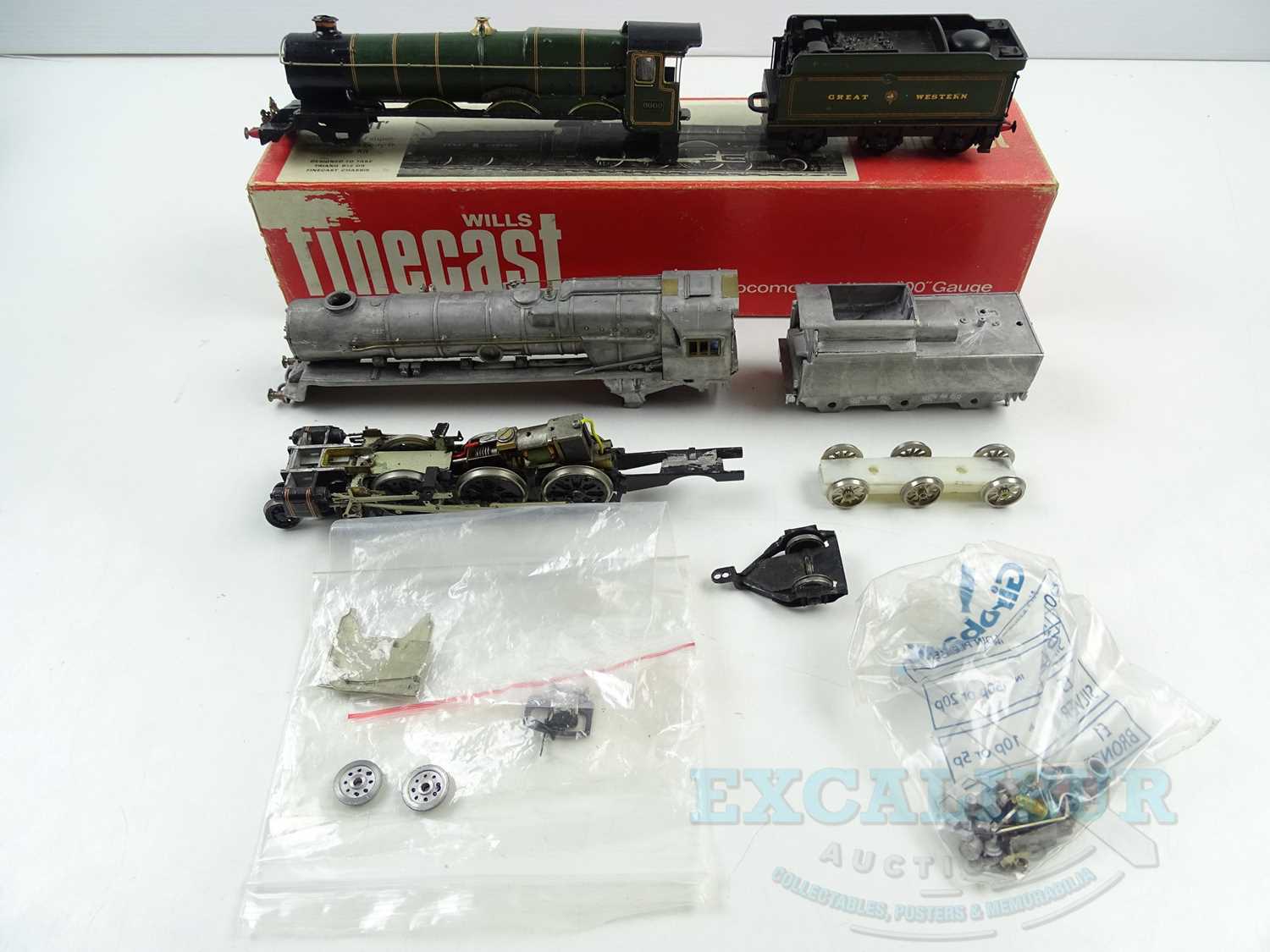 Lot 322 - A pair of part built OO gauge whitemetal kits...