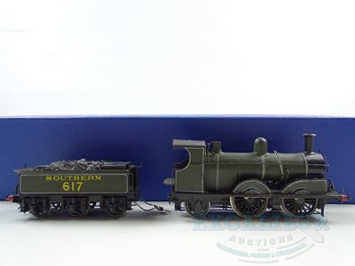 Lot 328 - A OO gauge kitbuilt brass/white metal ex-LSWR...