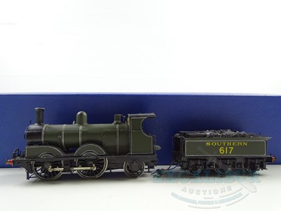 Lot 328 - A OO gauge kitbuilt brass/white metal ex-LSWR...