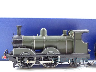 Lot 328 - A OO gauge kitbuilt brass/white metal ex-LSWR...