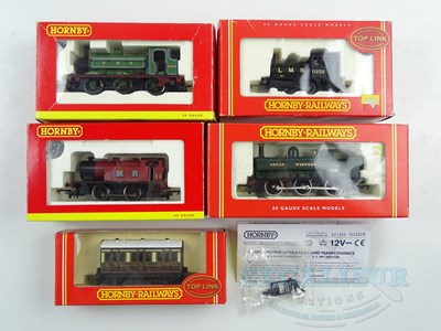 Lot 333 - A group of HORNBY OO gauge small steam tank...