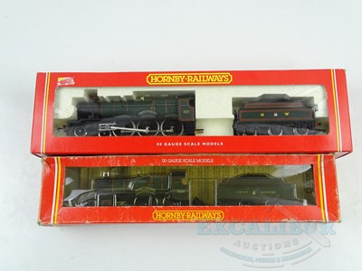 Lot 334 - A pair of HORNBY OO GWR steam locomotives...