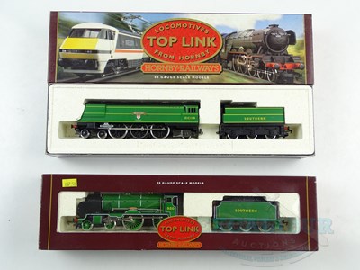 Lot 353 - A pair of HORNBY OO SR steam locomotives...