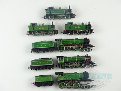 Lot 356 - A group of LNER OO gauge steam locomotives by...