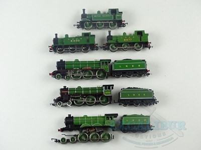 Lot 356 - A group of LNER OO gauge steam locomotives by...