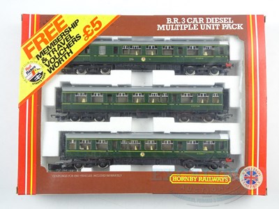 Lot 393 - A HORNBY OO gauge R687 Class 110 3-Car DMU in...