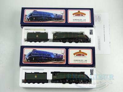 Lot 407 - A pair of BACHMANN OO gauge class A4 steam...