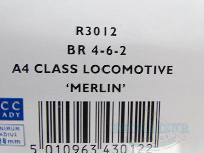 Lot 408 - A HORNBY OO gauge R3012 class A4 steam...