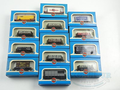 Lot 414 - A mixed group of AIRFIX OO gauge wagons as...