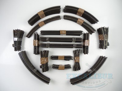 Lot 430 - A large tray of OO gauge track by TRI-ANG and...