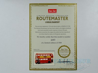 Lot 46 - A SUNSTAR 1:24 scale 2902 Routemaster bus 'The...