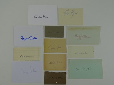 Lot 26 - A selection of album pages and other pieces of...