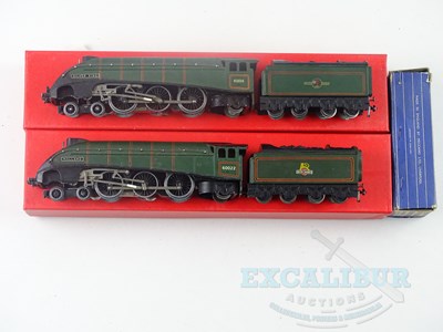 Lot 499 - A pair of HORNBY DUBLO OO gauge 3-rail class...