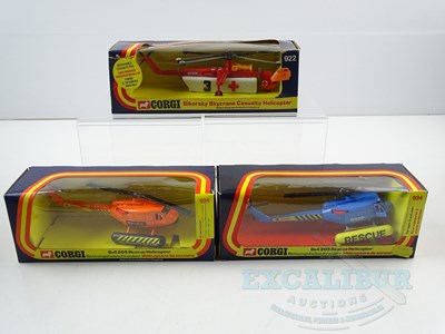 Lot 5 - A group of CORGI diecast Rescue themed...