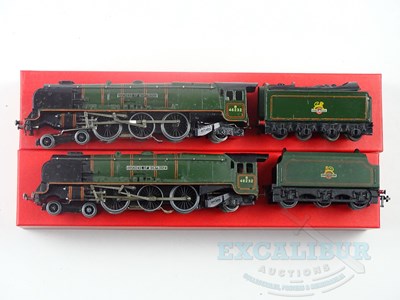 Lot 500 - A pair of HORNBY DUBLO OO gauge 3-rail Duchess...