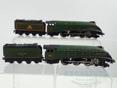 Lot 502 - A pair of HORNBY DUBLO OO gauge 3-rail class...