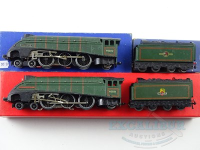 Lot 517 - A pair of HORNBY DUBLO OO gauge 3-rail class...