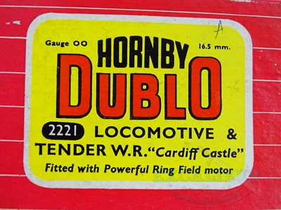 Lot 531 - A pair of HORNBY DUBLO OO gauge steam...