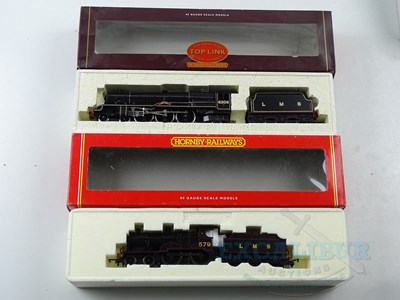 Lot 538 - A pair of HORNBY OO gauge LMS steam...