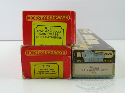 Lot 550 - A pair of HORNBY OO gauge steam locomotives...