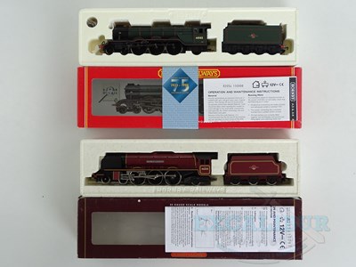 Lot 555 - A pair of HORNBY OO gauge steam locomotives...