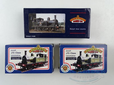 Lot 567 - A group of BACHMANN OO gauge class J72 steam...